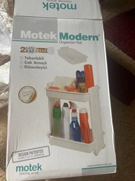 Полиця-органайзер Motek двоярусна на колесах (MR-02) фото від покупців 1
