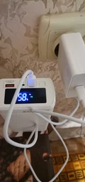 Зарядний пристрій для Xiaomi Mi 120W (Пікова потужність) Fast Charger AR-9172 з кабелем USB-Type C для швидкого заряджання, Білий фото від покупців 9