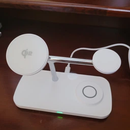 Беспроводная зарядка magsafe док станция 3 в 1 зарядная магнитная Qi2 25W QINETIQ T255 подставка держатель для apple айфона 16 17 часов наушников телефона быстрая на айфон iphone airpods iwatch эпл вотч galaxy watch сертифицированная белая + адаптер фото от покупателей 1