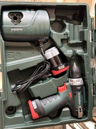Акумуляторний дриль-шурупокрут Metabo PowerMaxx BS Basic 2 акб 2.0 Ah, з/в, у кейсі, з набором Mobile Workshop (600080880)