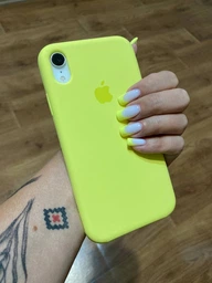 Чехол Silicone case для IPhone Xr Antique white бежевый