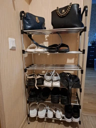 Полка для обуви Shoe Rack 6 полок (8068) Черный фото от покупателей 14