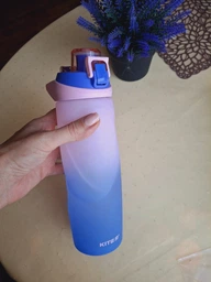 Пляшка KITE для води 760 мл синьо-салатова (K24-1200-3) фото від покупців 10