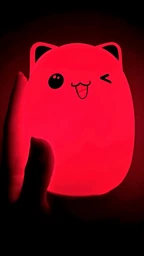 Светильник ночник детский силиконовый EP Kitty LED лампа 7 цветовых режимов с аккумулятором с сенсорным и пультом управления фото от покупателей 1