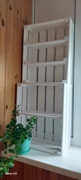 Ящик деревянный белый с 2 полками ECO WoodBox (ДхШхВ:50*40*16) фото от покупателей 2