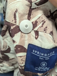Рубашка хлопковая мужская Springfield 373699-11 XS Синий/Белый (8412999869612)