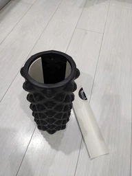 Масажний ролик EasyFit Extreme 33x14 см (EF-EXTR33OR) помаранчевий (ролер, валик, циліндр МФР та йоги, масажер для спини, ніг, рук, шиї) фото від покупців 9