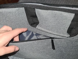 Сумка для ноутбука Bagmax 14.1" плоска з кишенею для аксесуарів та плечовим ременем Блакитний (S719-5) фото від покупців 2