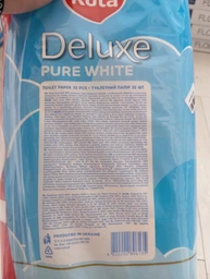 Туалетний папір Ruta Pure White Deluxe 3 шари 160 відривів 32 рулони (4820202896135) фото від покупців 7