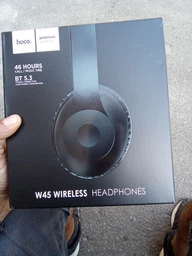 Бездротові навушники Bluetooth Hoco W45 Enjoy накладні з мікрофоном Blue фото від покупців 2