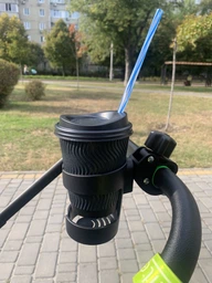 Подстаканник для коляски универсальный 360° Model A-3 чорний LELIK (4019138-К) фото от покупателей 12