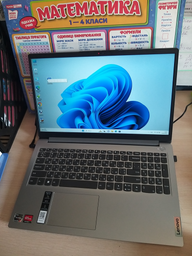 Ноутбук Lenovo IdeaPad 1 15AMN7 (82VG00RGRA) Cloud Grey / 15.6" IPS / AMD Ryzen 3 7320U / RAM 8 ГБ / SSD 512 ГБ фото від покупців 12