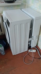 Пральна машина Gorenje фронтальна, з баком, 7кг, 1200, A+, 60см, дисплей, пар, інвертор, білий