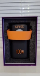 Power Bank MAKE Мобільна батарея 60000 mAh 100W PD+QC Black фото від покупців 14