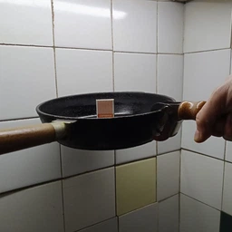 Держатель съемная ручка для сковороды и котла чапельник из нержавеющей стали с деревянной ручкой