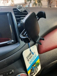 Держатель автомобильный СolorWay Metallic Gravity Holder 3 Black (CW-CHG14-BK) фото от покупателей 1
