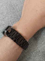 Ремінець металевий MiJobs Plus для фітнес браслета Xiaomi Mi Band 5/6/4/3 Рожеве Золото (mrk2109) фото від покупців 3