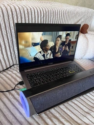 Звукова панель, колонка Niye Bluetooth 5.0 з RGB-підсвічуванням Чорна