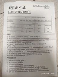 Аккумуляторная батарея Qoltec LiFePO4 Литий-железо-фосфатный 12.8V 50Ah 640Wh BMS 53704 (5901878537047) фото от покупателей 7