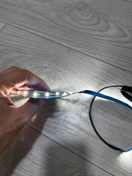 Світлодіодна LED стрічка 5 метрів біла USB 5V ЮСБ, працює від павербанку фото от покупателей 6