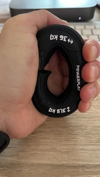 Еспандер кистьовий силіконовий PowerPlay PP-4330 Hand Grip Loops Hard 31.5-36 кг Чорний