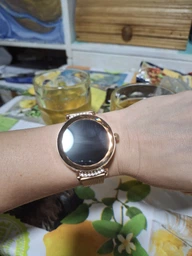 Смарт-часы женские Smart Watch Gold с AMOLED экраном с Bluetooth звонками тонометром пульсометром кислородом крови и 2 ремешками фото от покупателей 1