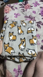 Плед Ardesto Flannel Корги Серый с оранжевым 160х200 см (ART0109PB) фото от покупателей 4