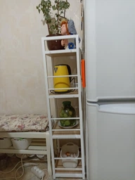 Етажерка 4/34 Ferrum-decor Серії Конект 120x34x28 білий ДСП Біле 16мм (XK00241) фото від покупців 1