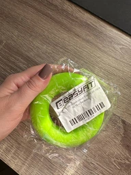 Кистьовий еспандер кільце EasyFit Ring 27 кг червоний (силіконовий еспандер-кільце для рук, бублик тренажер для передпліччя та кисті рук) YL-1840-27K фото від покупців 19