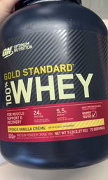 Протеин Optimum Nutrition 100% Whey Gold Standard 2270 g /72 servings/ Strawberry Cream фото от покупателей 17