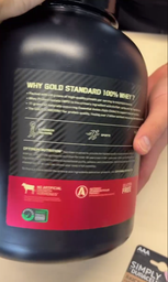 Протеин Optimum Nutrition 100% Whey Gold Standard 2270 g /72 servings/ Strawberry Cream фото от покупателей 15