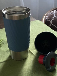 Термокружка Tefal Travel Mug Classic Twist 0.36 л Коралловая (N2024410) фото от покупателей 4