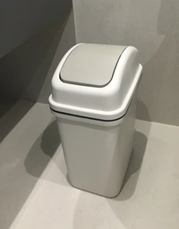 Ведро для мусора MBM HOME с крышкой BIN-12 6 л Серое (BIN-12 6L GRAY)
