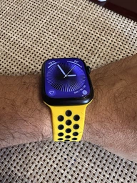 Силиконовый ремешок Fruct Nike Sport Band for Apple Watch 42/44/45/46/49 mm Black Gray фото от покупателей 8