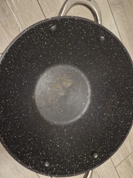 Котел чавунний Wok 3,6 л. для плову з антипригарним покриттям для індукції та газу