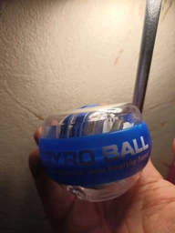 Тренажер для кистей рук кисти запястья павербол Brillix gyro power ball кистевой гироскопический эспандер gyroball гиробол повербол с led подсветкой 5 цветов powerball кейс в комплекте гиро тренажеры синий фото от покупателей 2