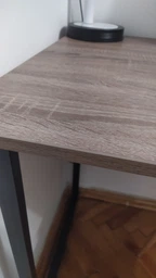Компьютерный стол Ferrum-decor Майк 75x140x60 черный ДСП Белое 16мм фото от покупателей 5