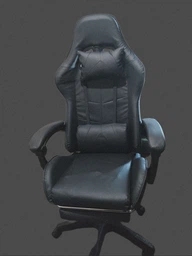Крісло ігрове GAMING CHAIR G-001 з підставкою для ніг, колір чорний/червоний фото від покупців 17