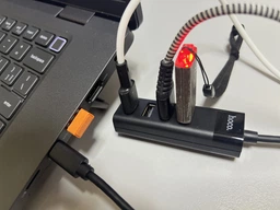 USB-хаб Hoco HB25 Easy mix 4-in-1 converter(Type-C to USB3.0+USB2.0*3) Black