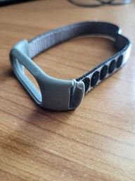 Ремешок BeCover Style Nylon для Xiaomi Mi Smart Band 5/Mi Smart Band 6 Gray-Black (BC_705423) фото от покупателей 2