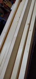 Рейка сосна 50*50*2000 мм, сухая строганная деревянная