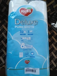 Туалетний папір Ruta Pure White Deluxe 3 шари 160 відривів 32 рулони (4820202896135) фото від покупців 3
