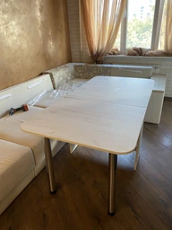 Стол книжка Konven Mebel Вестон Венге магия+Крафт белый фото от покупателей 2