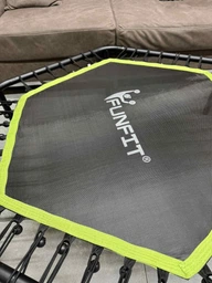 Батут для занятий фитнесом с ручкой FunFit 127 см Green фото от покупателей 4
