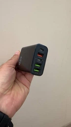 Сетевое зарядное устройство PD 65W быстрая зарядка Quick Charge 3.0 USB Type-C блок швидкої зарядки для Apple iPhone iPad Samsung Xiaomi юсб адаптер питания для айфона телефона планшета Чорный LEXEGO F102-B фото от покупателей 17