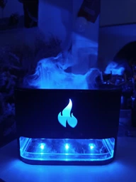 Увлажнитель воздуха аромадиффузор Flame Aroma Diffuser ночник cоляная лампа с имитацией пламени и резервуаром для эфирного масла black фото от покупателей 17