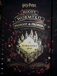 Блокнот Kite Harry Potter тверда обкладинка А5 клітинка 80 аркушів Коричневий (HP24-190)