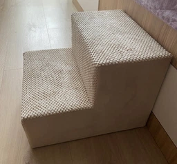 Сходинки пандус для собачок 30*35*40 коричневий.З'ємний чохол фото від покупців 2