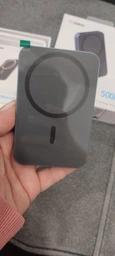 Power Bank Gelius Nexus Magnetic Wireless Charge 15W GP-PBW100i 5000mAh (Черный / Синий) фото от покупателей 10