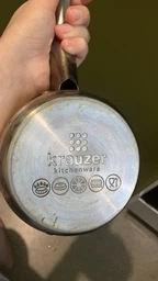 Ковшик зі скляною кришкою Krauzer Constant 0.9 л (78004)